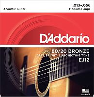 D'Addario EJ12 EJ12 BRONZE 80/20